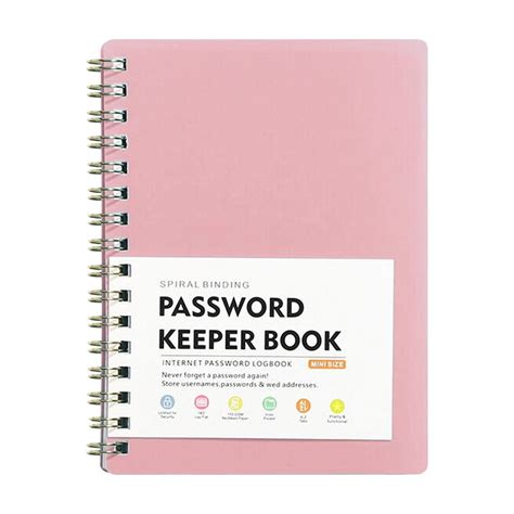 ZBFJINX Password Book Password Book With Personal Alphabet Label ...
