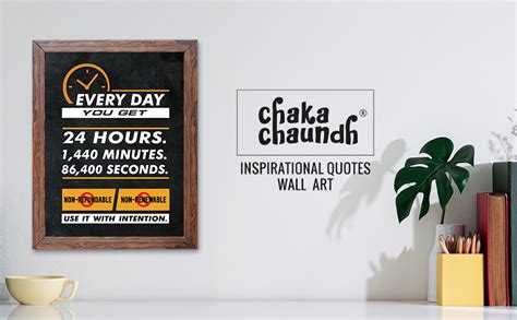Chaka Chaundh - Motivational Quotes frames - Framed posters - Quotes ...