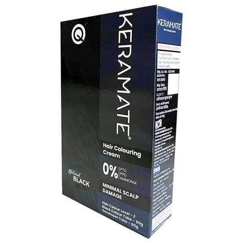 Buy Keramate Hair Colour Natural Black 60gm+60gm | 19 Minutes Delivery ...