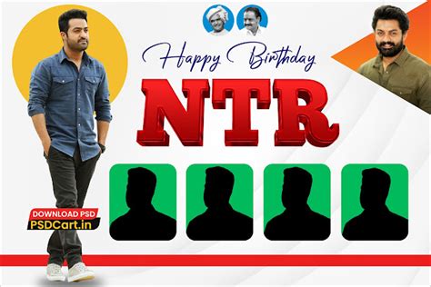 Jr NTR Flex Banner PSD File Download - PSD Cart
