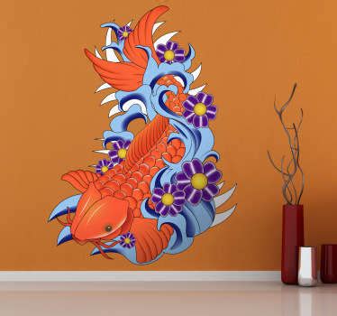 Koi Carp Stickers - TenStickers