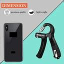 Oddish R SHAPE ADJUSTABLE SPRING COUNTER HAND GRIP Hand Grip/Fitness ...