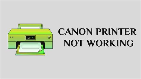Image result for Canon Printer Not Working