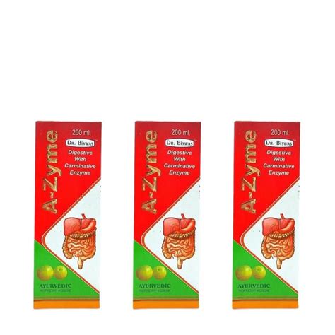 Biswas A-Zyme Herbal Digestive Wellness Syrup