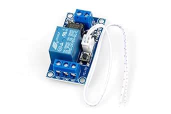 LIVISN DC 24V 1-Channel Self-Latching Relay Module One Button Start ...
