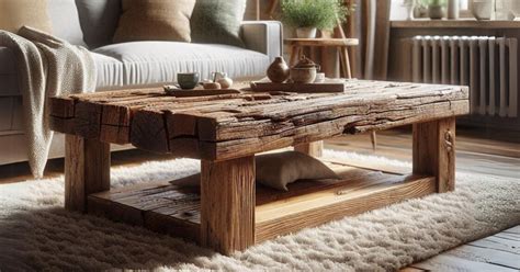 Image result for Making a Rustic Coffee Table