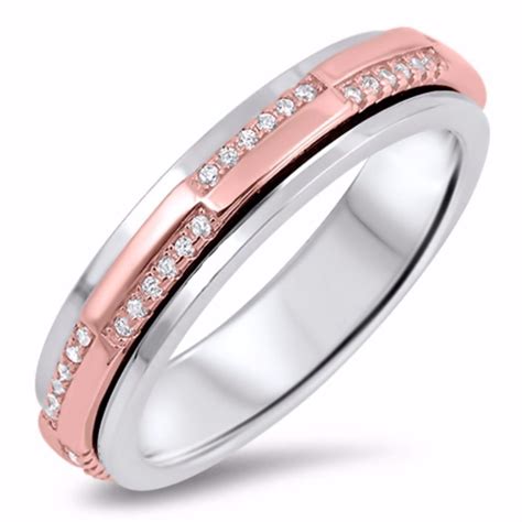 Girls Rose Gold Spinner Ring