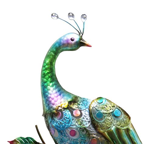 Metal Peacock Outdoor Wall Decor, 31" | At Home