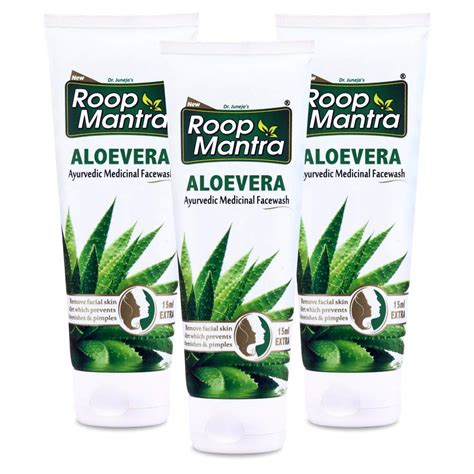 Roop Mantra Ayurvedic Aloe Vera Face Wash With Tulsi & Neem | Deep ...
