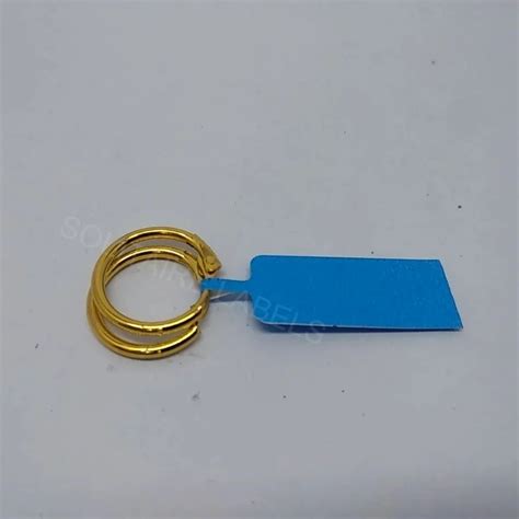 Color Jewellery Labels - 100 x 15mm (70mm Printable) Light Green Color ...