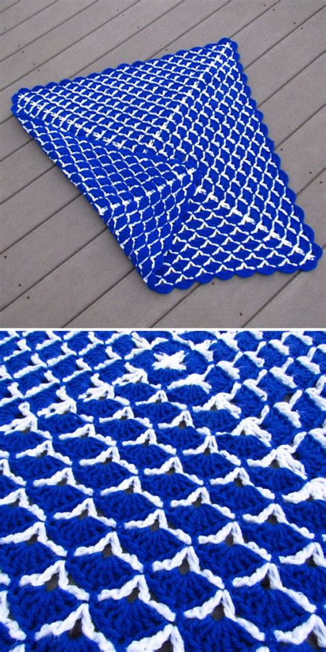 Image result for Beautiful Shell Blanket Pattern