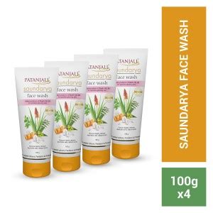 PATANJALI Saundarya with Neem, Aloe Vera, Anti Acne & Pimples - 100g x ...
