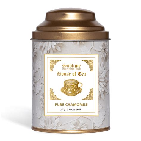 Buy Pure Chamomile Tea Online | Loose Leaf Black Tea | Sublime