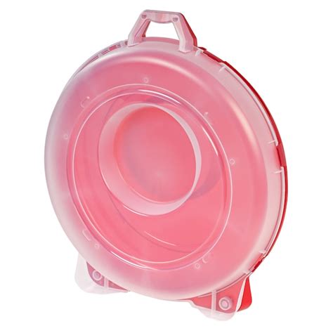 IRIS 30.63-in x 33.86-in Red Plastic Wreath Storage Container ...