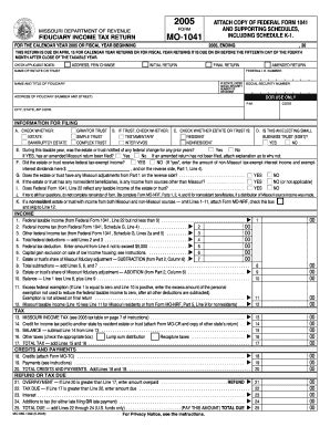 Mo 1041 - Fill Online, Printable, Fillable, Blank | pdfFiller