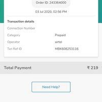 Mobikwik — Money deducted but recharge not done till yet