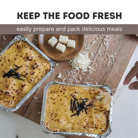 Buy FUNSTITUTION Aluminum Foil Pans Disposable Baking and Cooking Pan ...