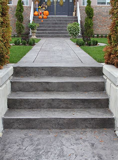 Stamped Concrete Patio And Steps at Laura Sutter blog