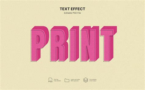 Copy paste text effect PSD, High Quality Free PSD Templates for ...