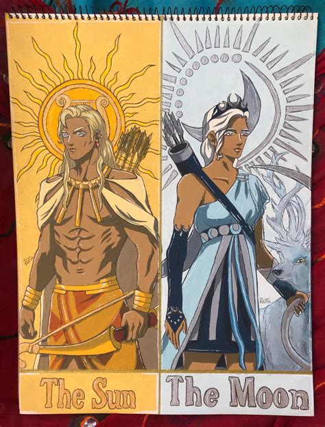 Apollo and Artemis by rafiascribbl on DeviantArt