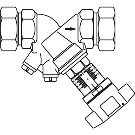 BIM objects - Free download! Balancing valve "Hydrocontrol VTR" DN 50 ...
