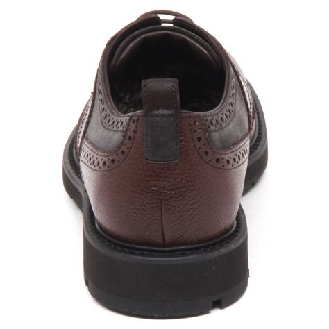 E5124 scarpa uomo dark brown TOD'S scarpe NUOVO DERBY BUCATURE shoe man