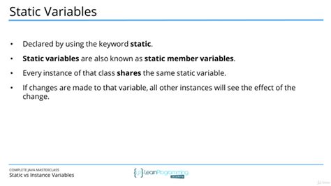 Image result for Static Variable vs Instance Variable