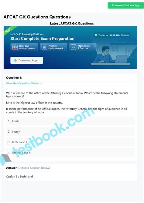 Afcat gk questions 646f03c3ab92733 e18da4042 - Download Testbook App ...