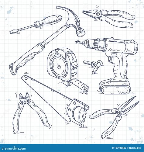 Image result for Carpenter Tools Drawing