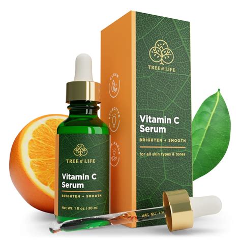 Buy Tree of Life C Serum for Face - 1 Fl Oz Skin Care Serums - Moisturizing E for Brightening ...
