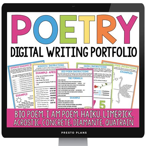 DIGITAL POETRY WRITING PORTFOLIO - prestoplanners.com