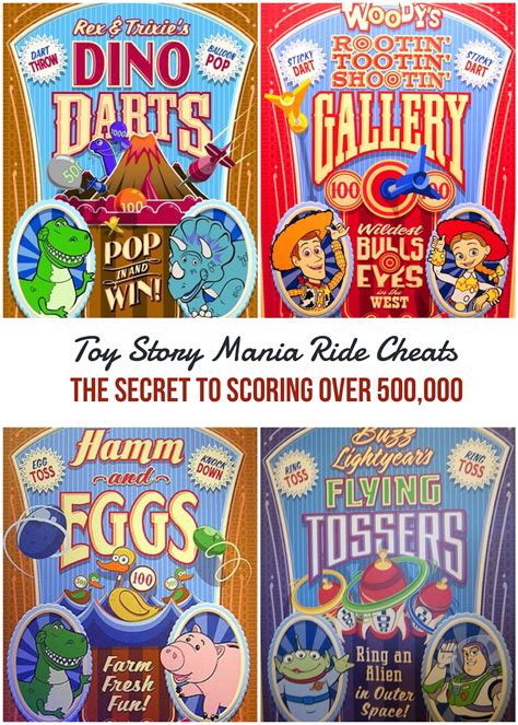 Toy Story Mania Ride Cheats - The Secret to Score Over 500K