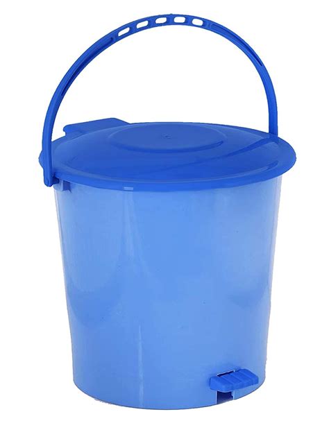 Kuber Industries Pedal Dustbin With Handle|Plastic Small Bin For Office ...