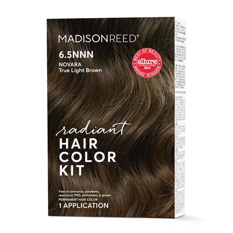 Buy Madison Reed Radiant Hair Color Kit, Permanent Hair Dye, 100% Gray ...