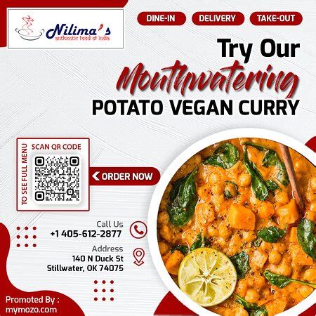 NILIMA'S AUTHENTIC FOOD OF INDIA, Stillwater - Menu, Prices ...