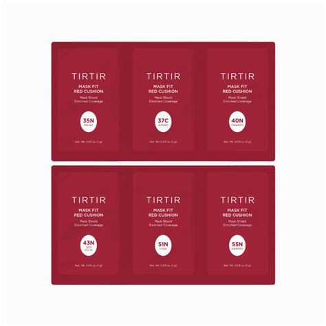 TIRTIR - Mask Fit Red Cushion Foundation Trial Kit Deep | Test your ...