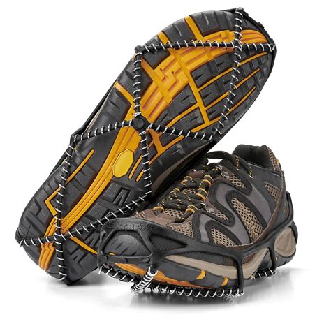 Yaktrax Walker Traction Cleats for Snow and Ice Black/Small AD : Amazon ...