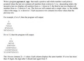 Image result for Pyramid C++ Code