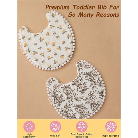 Little Surprise Box Floral Bib Set 2PCS | The Mom Store - Bedding
