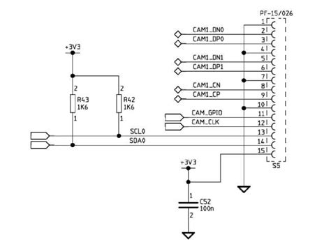 Image result for Raspberry Pi Camera Schematic