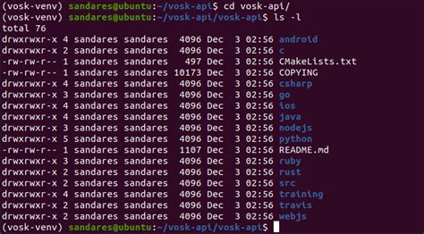 Vosk Speech Recognition Python 的图像结果