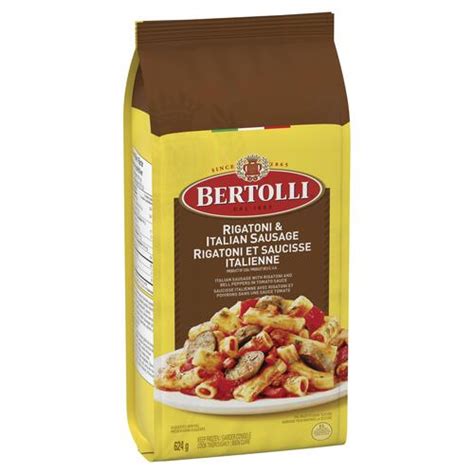 Buy Bertolli Frozen Pasta Meal Italian Sausage And Rigatoni 624 g ...