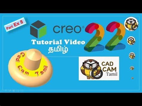 Creo 4.0 | Tamil Tutorials 22 | Part Ex_8