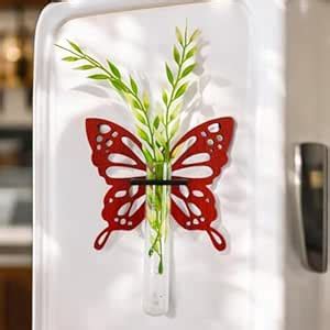 Yey Stylish Magnetic Test Tube Planter Butterfly Shape for Refrigerator ...