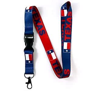 EASTEX Texas Lanyard Keychain - Texan Lanyards for Keys Badge ID Fob ...
