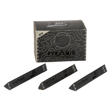 LIT PYRAMID BLACK PRE ROLLED CONE! – Lit