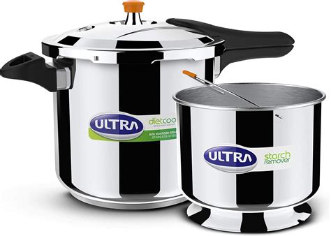 Buy Prestige Svachh Lite Stainless steel Pressure Cooker, with stain ...