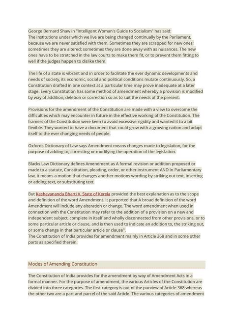 Document (19) - Material for constitutional law - George Bernard Shaw ...