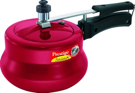 Prestige Nakshatra Plus Red Handi 3 L Pressure Cooker with Induction ...