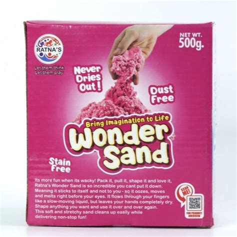 Wonder Sand 500g Smooth Sand for Kids with One Big Mold (Without Tray ...